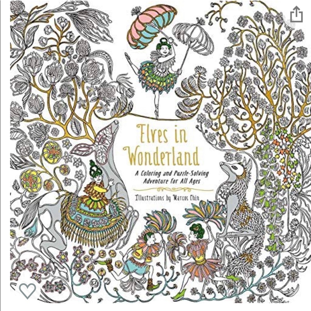 Elves in Wonderland: A Coloring and Puzzle-Solving Adventure for All Ages